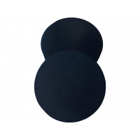 Butylgummiseptum, GL 45, 6 mm Stärke, schwarz